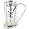 Shisha RAGGA white 1 embout 30 cms + panier