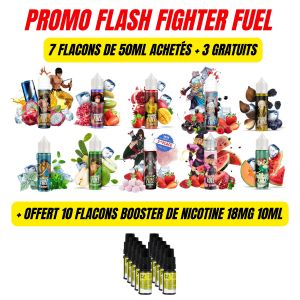 Promo Fighter Fuel 50 ml 7+3 gratuits