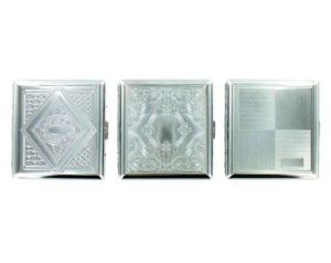 57010-ETUI A CIGARETTES 85MM CHROME DESIGN X 12
