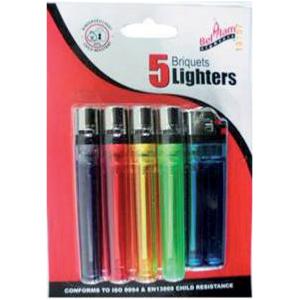 Blister de 5 grands briquets