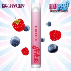 Big Puff rechargeable myrtille framboise 10 mg nicotine 