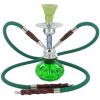 Shisha RAGGA green 2 embouts 25 cms