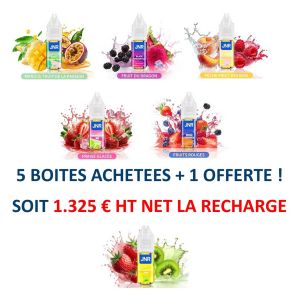 JNR recharge 10 ml 20 mg 5 + 1 gratuit
