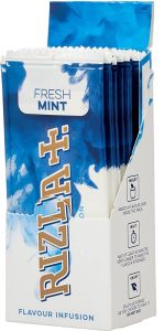 Carte fresh mint bleue Rizla Bte de 25