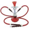 Shisha RAGGA red 2 embouts 25 cms