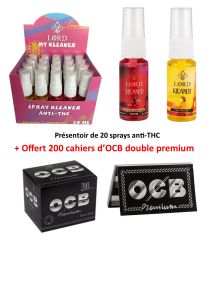 Spray anti-THC (10 x mangue 10 x fruits rouges)